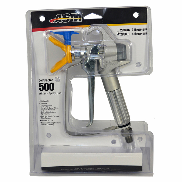 Graco ASM 500 Professional Airless Spray Gun, 3600 psi, Split Handle 288681